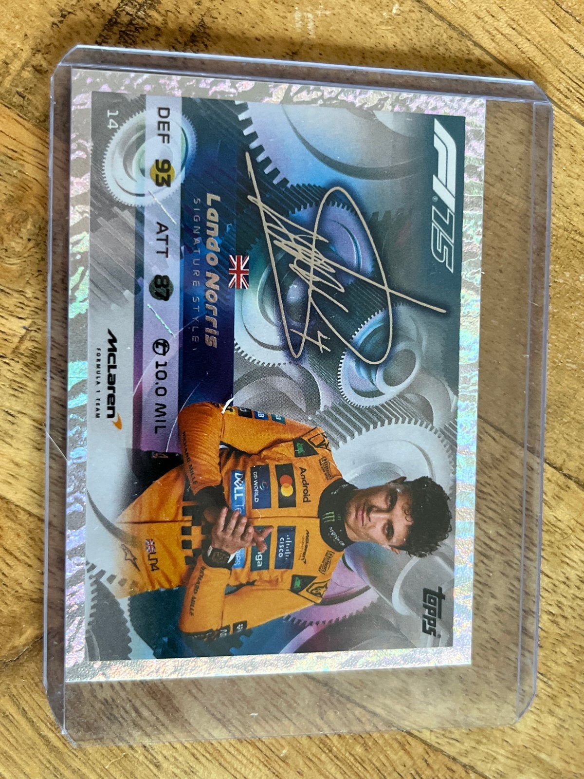 Lando Norris Signature Style Kaart #14, Ophalen of Verzenden, Zo goed als nieuw, Losse kaart