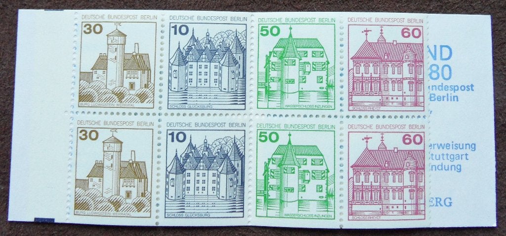 Postzegelboekje Duitsland – Bundespost Berlin  Boekje 12a, Ophalen of Verzenden, BRD, Postfris