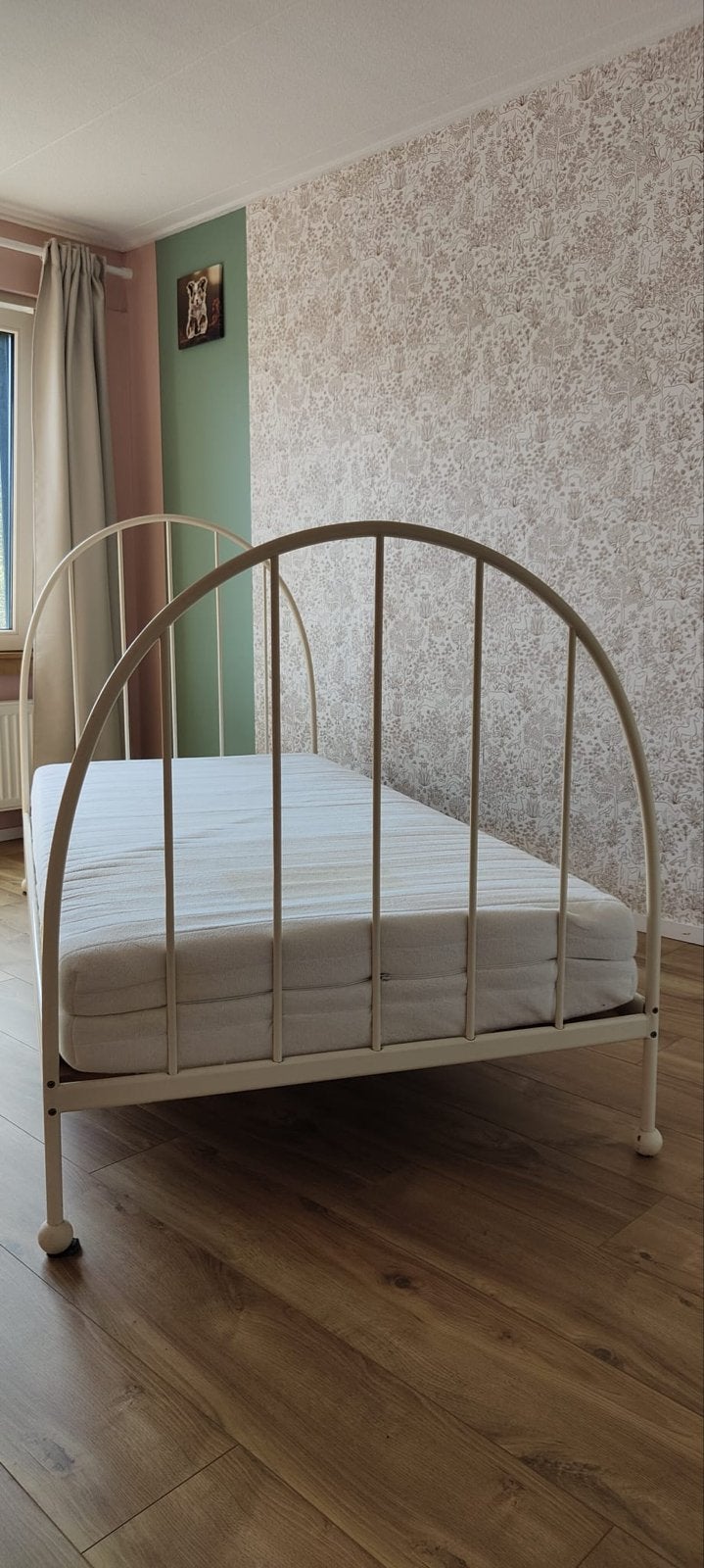 GRATIS: eenpersoonsbed, Ophalen, Gebruikt, 90 cm, Eenpersoons