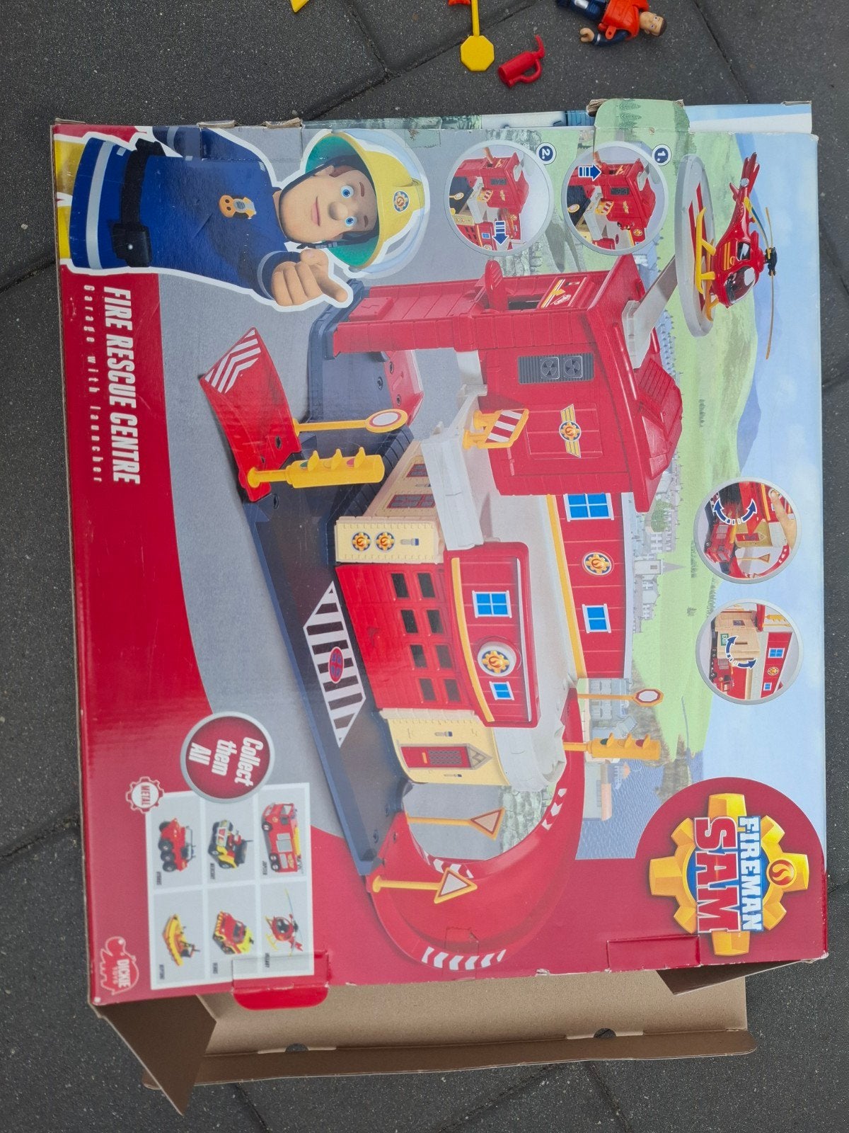 Brandweerman Sam Brandweerkazerne Speelset met Voertuigen, Ophalen, Zo goed als nieuw, Jongen of Meisje