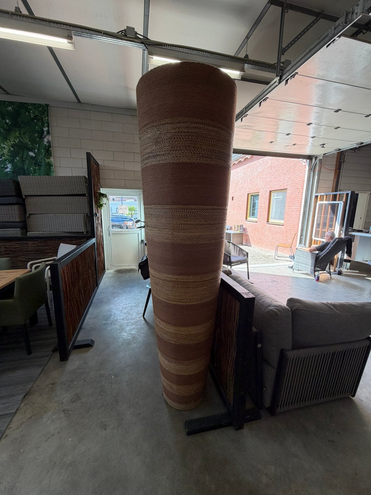 Luxe XXL Design vaas 230cm hoog handgemaakt, Ophalen, Overige materialen, Nieuw, Roystore
