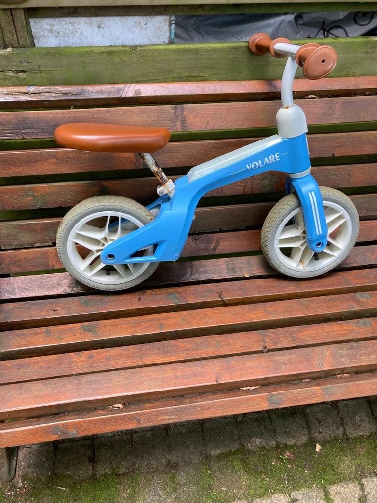 Volare loopfiets blauw - Ideaal voor jonge kinderen, Ophalen of Verzenden, Gebruikt, Minder dan 16 inch, Volare