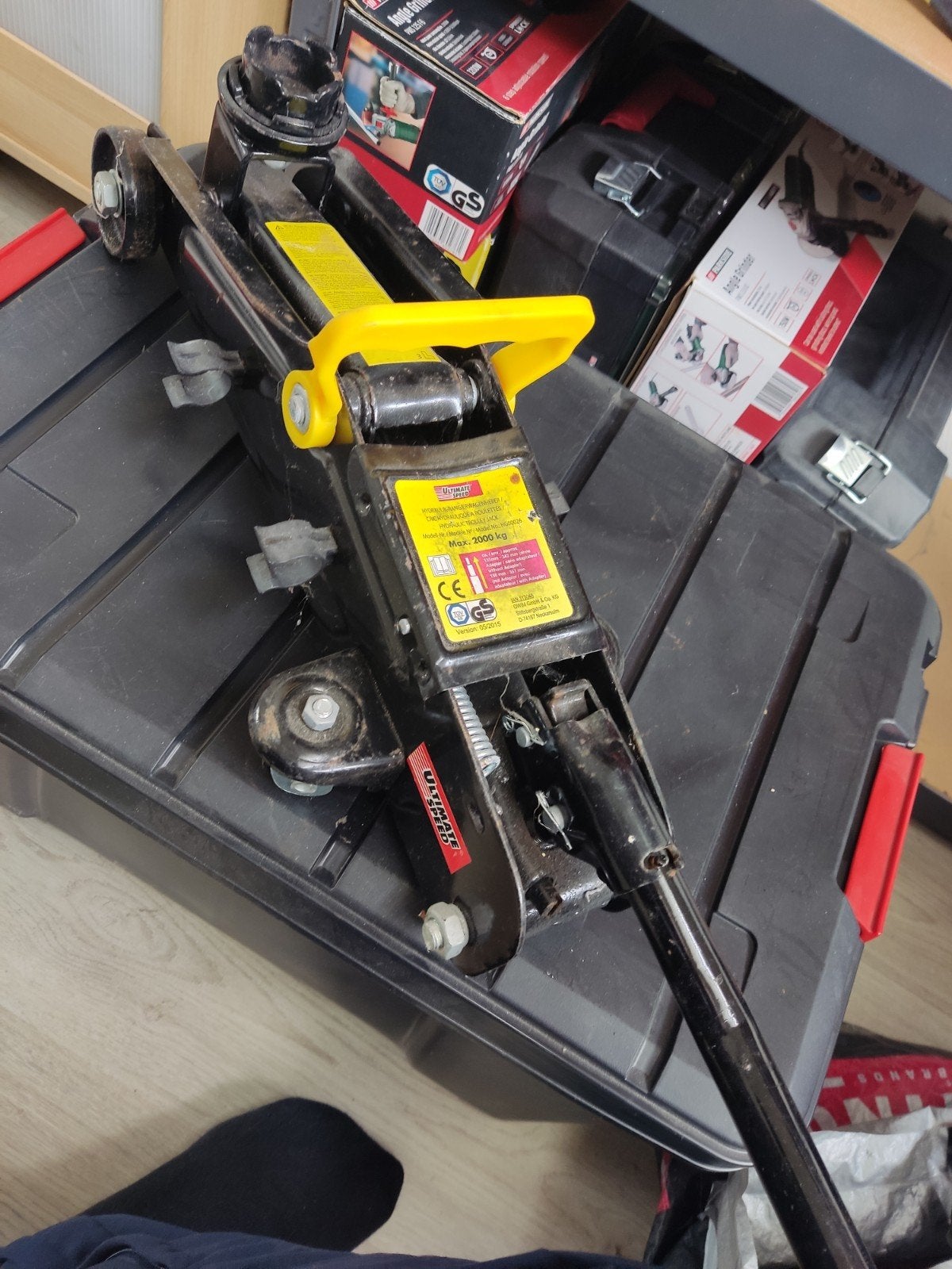 Krik auto, Auto diversen, Krikken, Ophalen, Gebruikt, Hydraulisch, Garagekrik