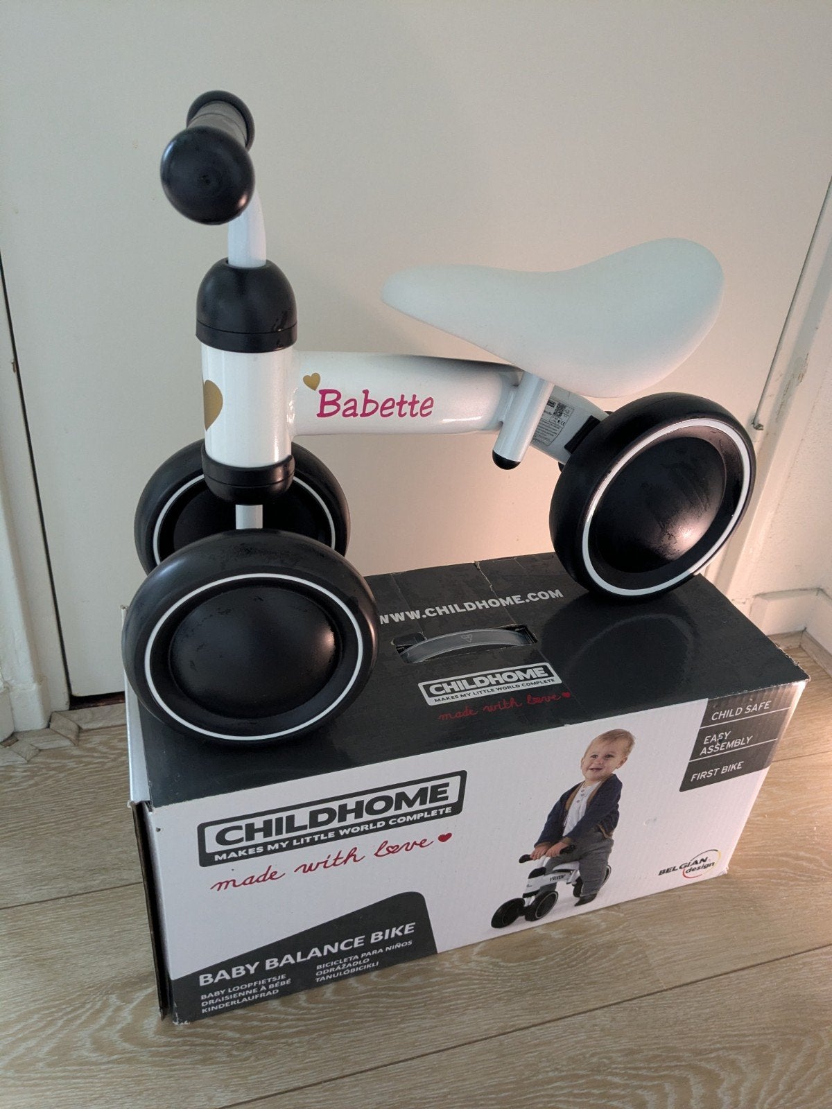 Childhome Baby Balance Bike Loopfiets, Ophalen, Zo goed als nieuw, Loopfiets
