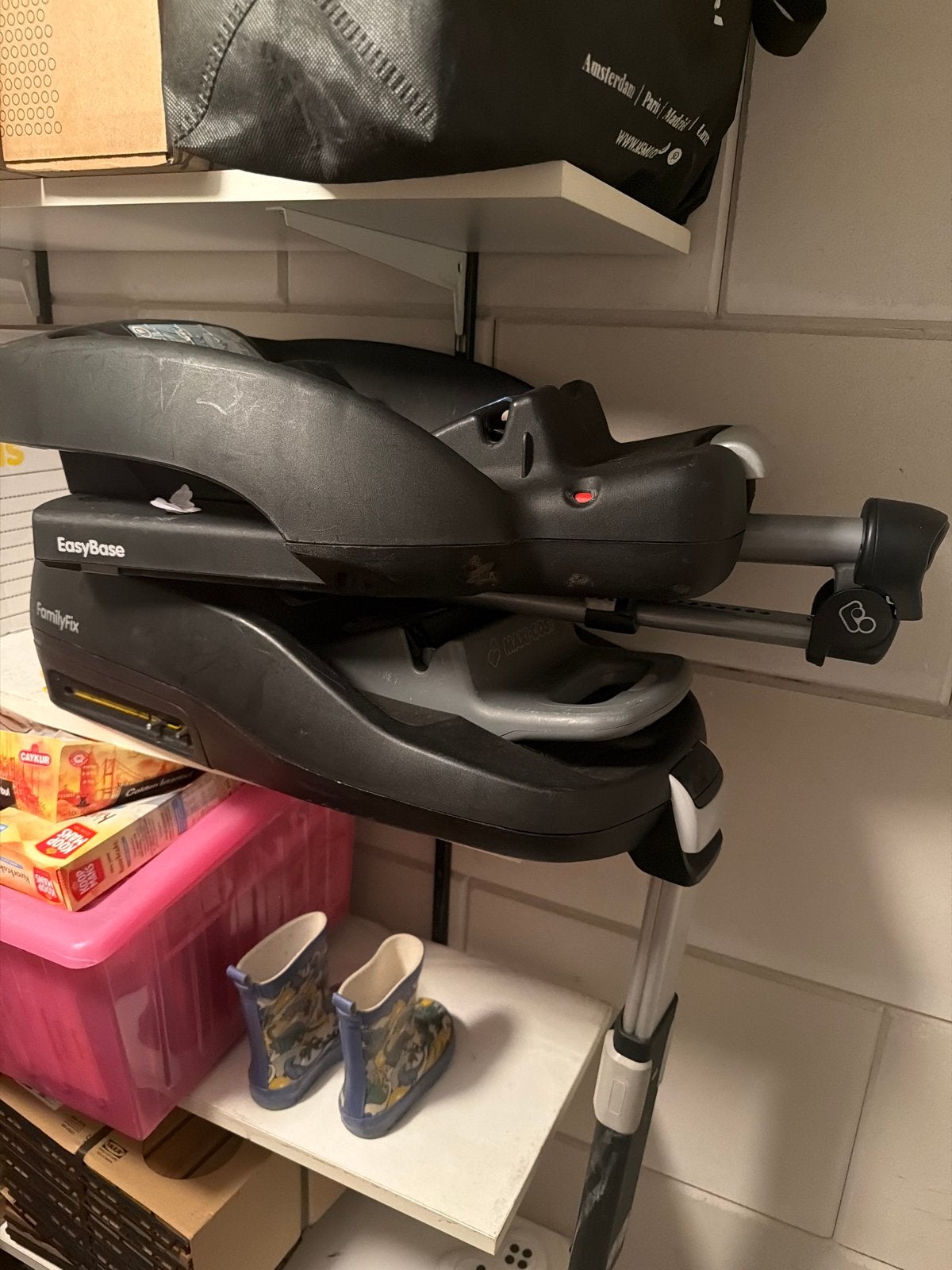 Maxi-Cosi EasyBase en FamilyFix Isofix bases, Kinderen en Baby's, Ophalen, Gebruikt, Maxi-Cosi, Isofix