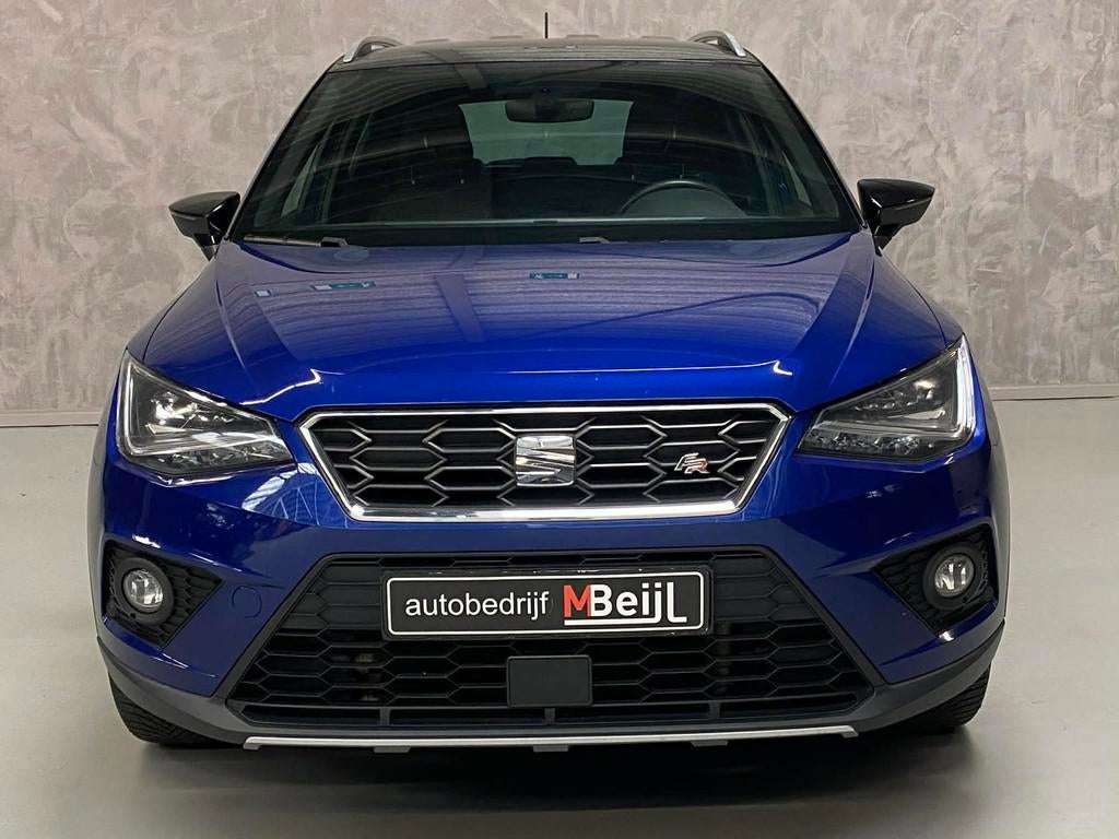 Seat Arona 1.0 TSI FR /Camera /Trekhaak /Dodehoek /Stoelverw, Gebruikt, Blauw, 116 pk, 49 €/maand