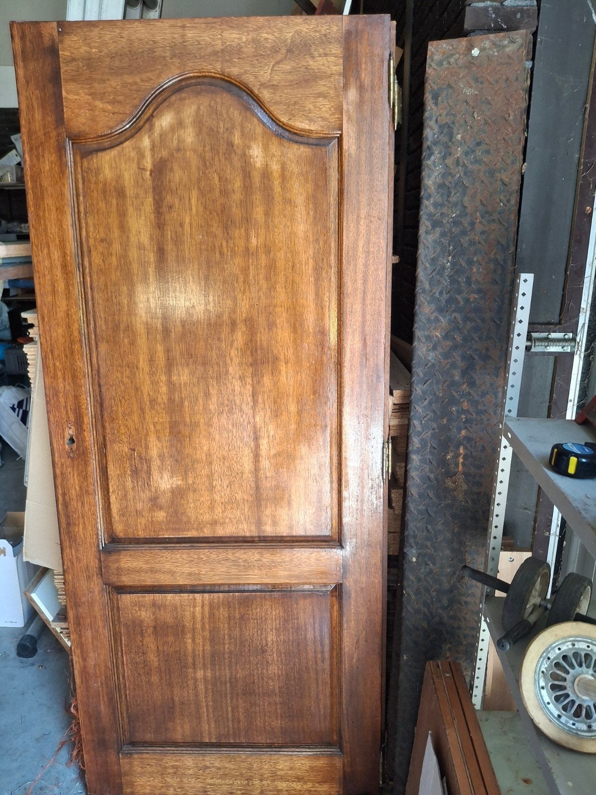 Set van 2 massief houten binnendeuren, 200x85 cm, Ophalen