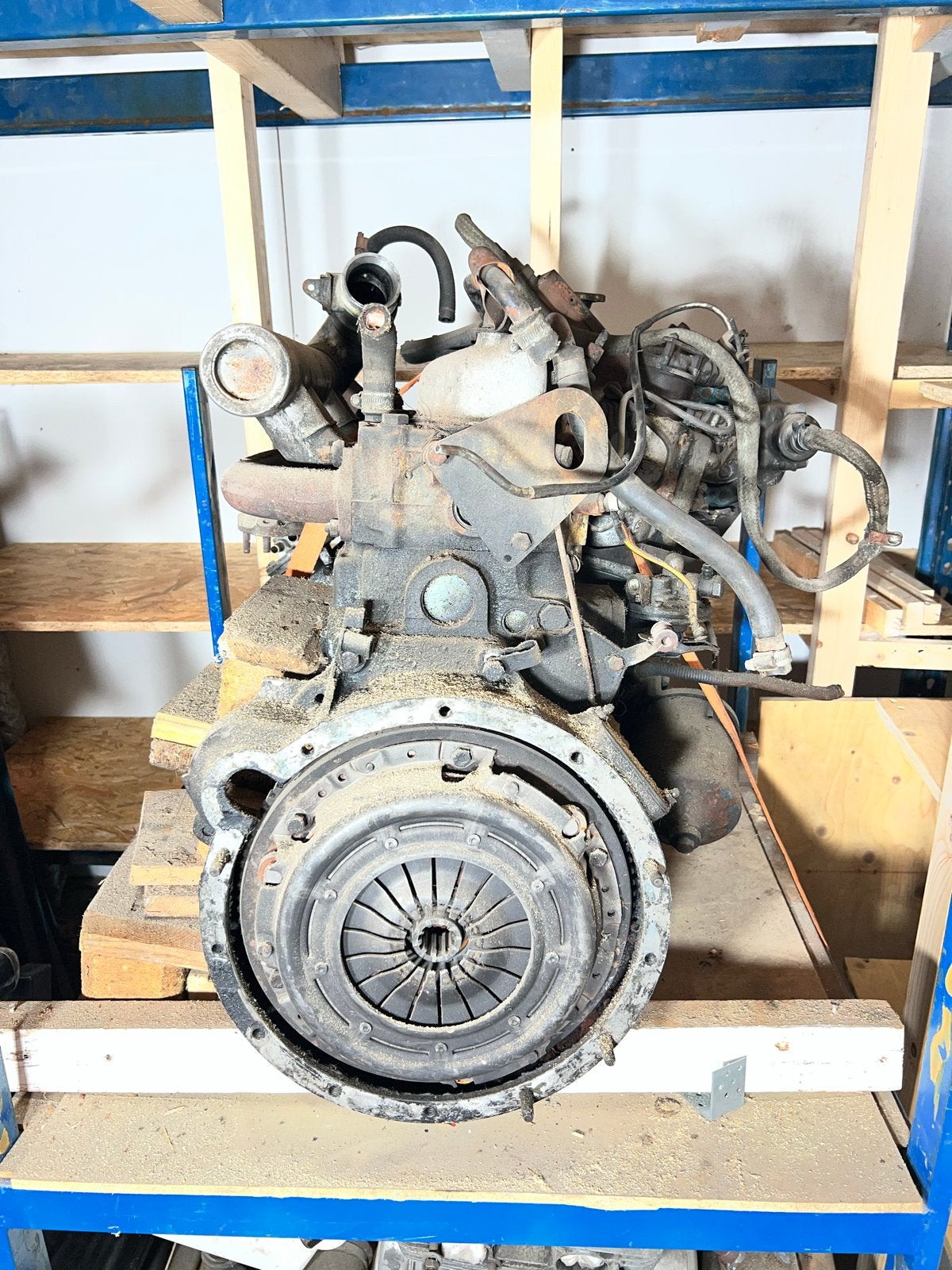 Land Rover Series 3 ambulance 2.25 diesel motor (24v) defect, Ophalen, Gebruikt, Land Rover