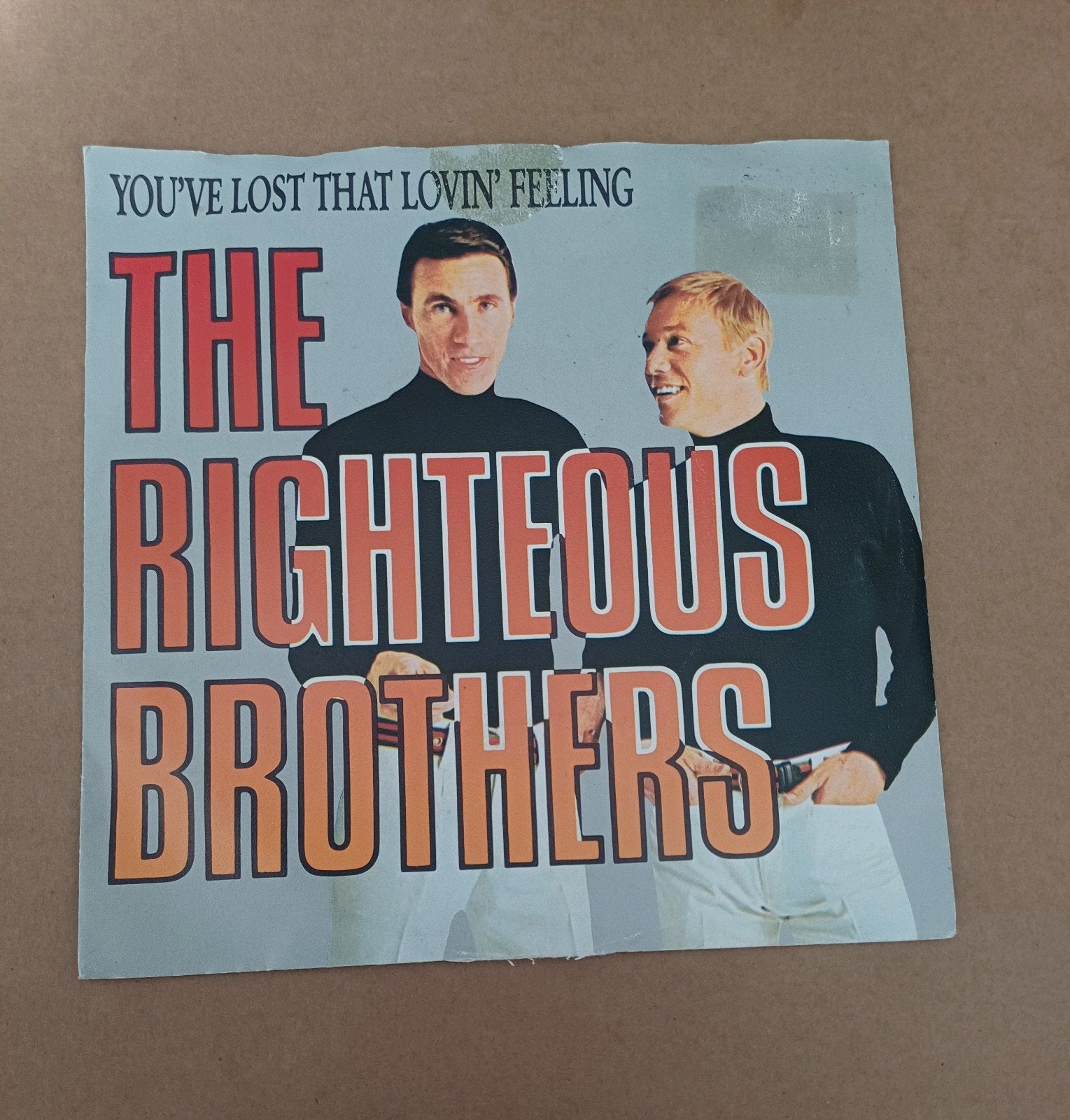Righteous Brothers -Unchained Melody/You've Lost That Lovin', Cd's en Dvd's, Beschermende buitenhoes, Ophalen of Verzenden, Gebruikt
