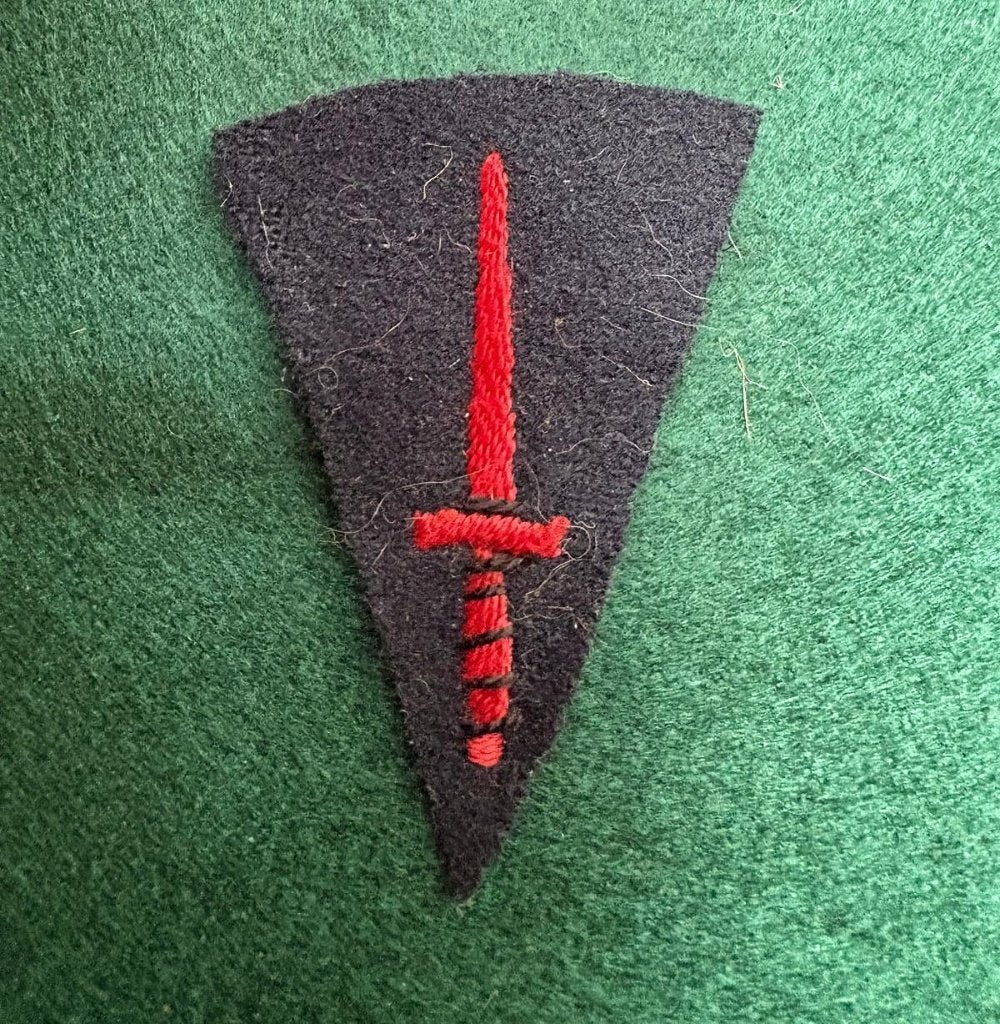 Commando patch laat oorlogs., Verzamelen, Militaria | Tweede Wereldoorlog, Ophalen of Verzenden, Landmacht, Engeland, Embleem of Badge