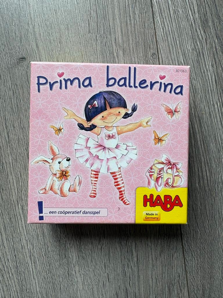 Haba Prima Ballerina Coöperatief Dansspel, Ophalen of Verzenden, Zo goed als nieuw, Meisje