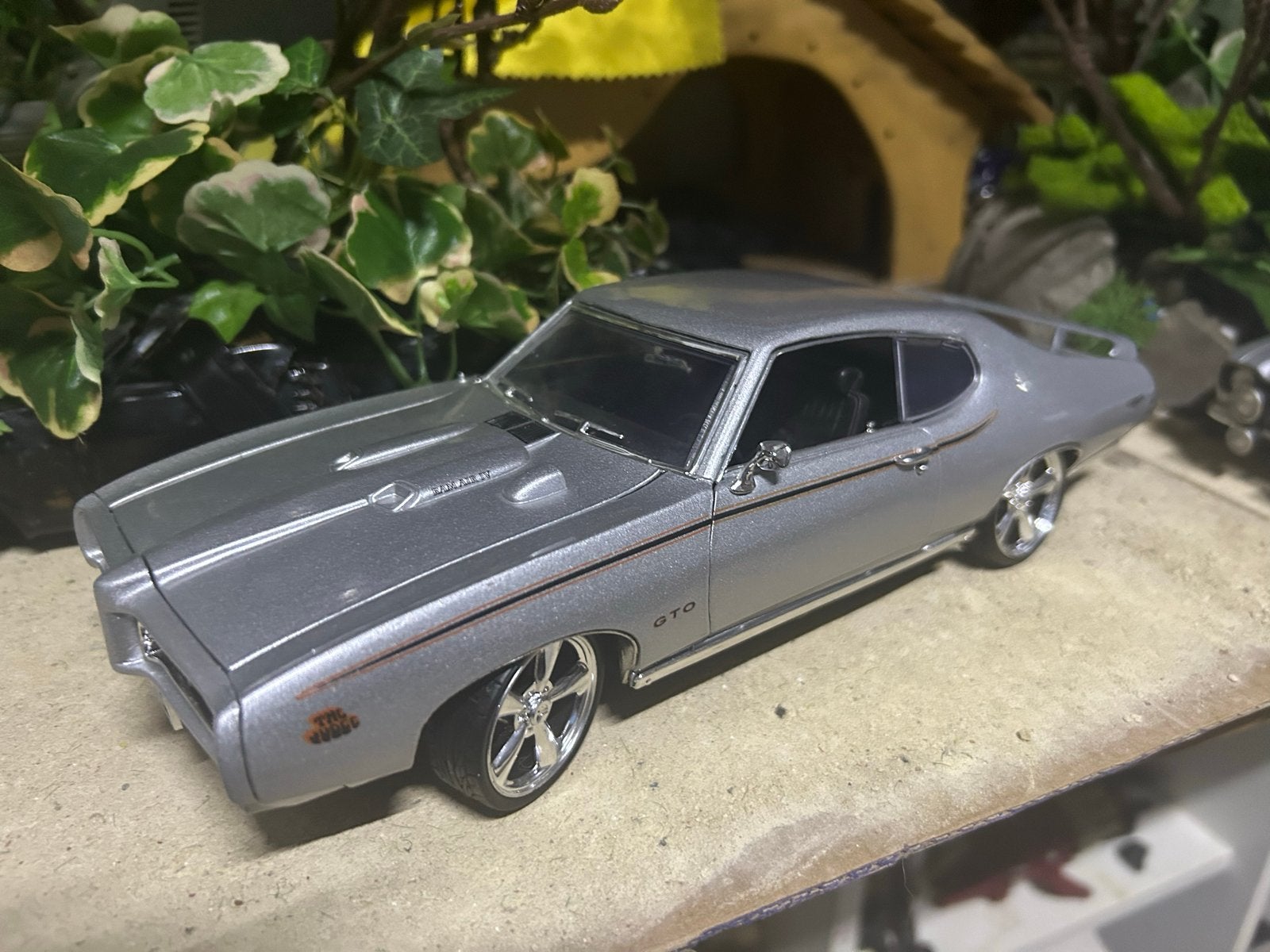 Pontiac GTO 1969 1:18 modelauto - MotorMax Custom Classics, Verzenden, Zo goed als nieuw, Auto, Motormax