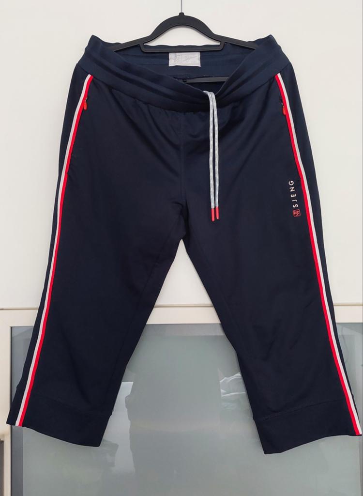 Dames tennisbroek kuitlengte maat L van Sjeng, Blauw, Sjeng, Ophalen of Verzenden, Zo goed als nieuw