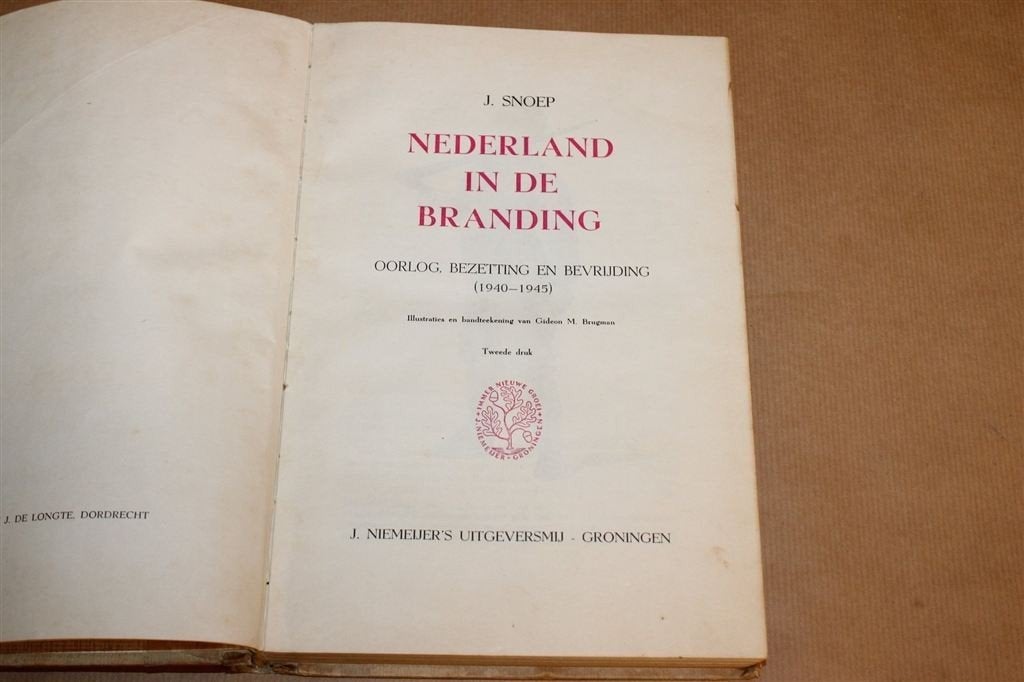 Nederland in de Branding — WO2 Boek uit 1946, Boeken, Ophalen of Verzenden, Tweede Wereldoorlog, Gelezen, Overige onderwerpen