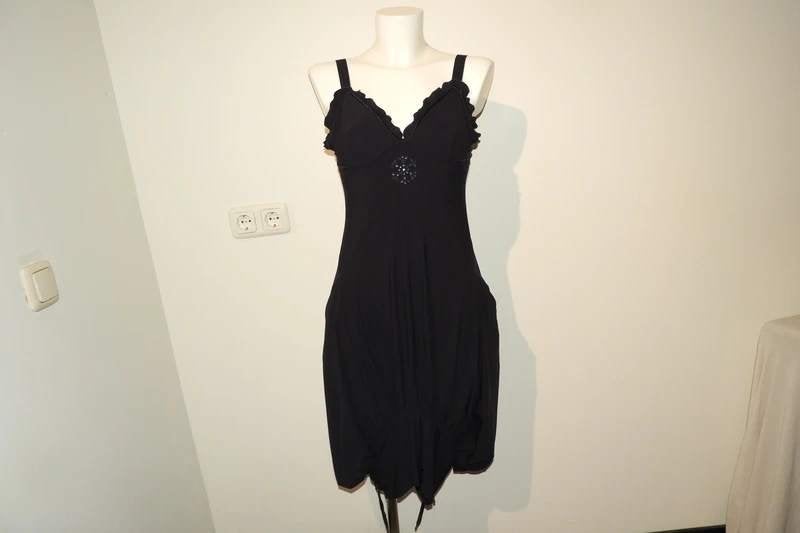 High Use stretch jurk aparte onderkant met koortjes L
