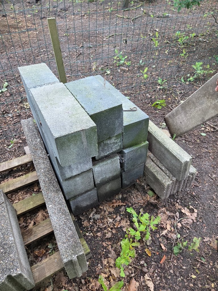 Stapelblokken stapelstenen nieuw!, Tuin en Terras, Tegels en Klinkers, Ophalen, Overige typen, Nieuw, Minder dan 5 m²