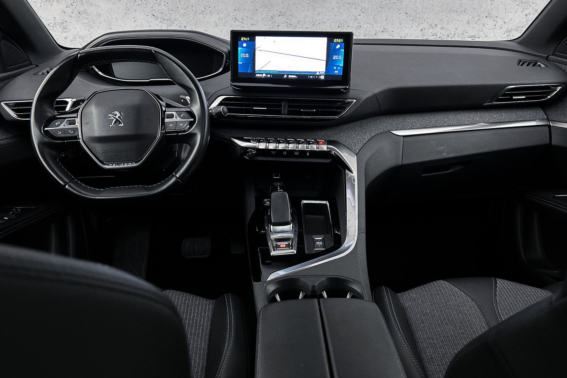 Peugeot 3008 1.6 HYbrid 225 Blue Lease Allure | LED | Half l, Auto's, 4 cilinders, 179 pk, Leder en Stof, Bedrijf
