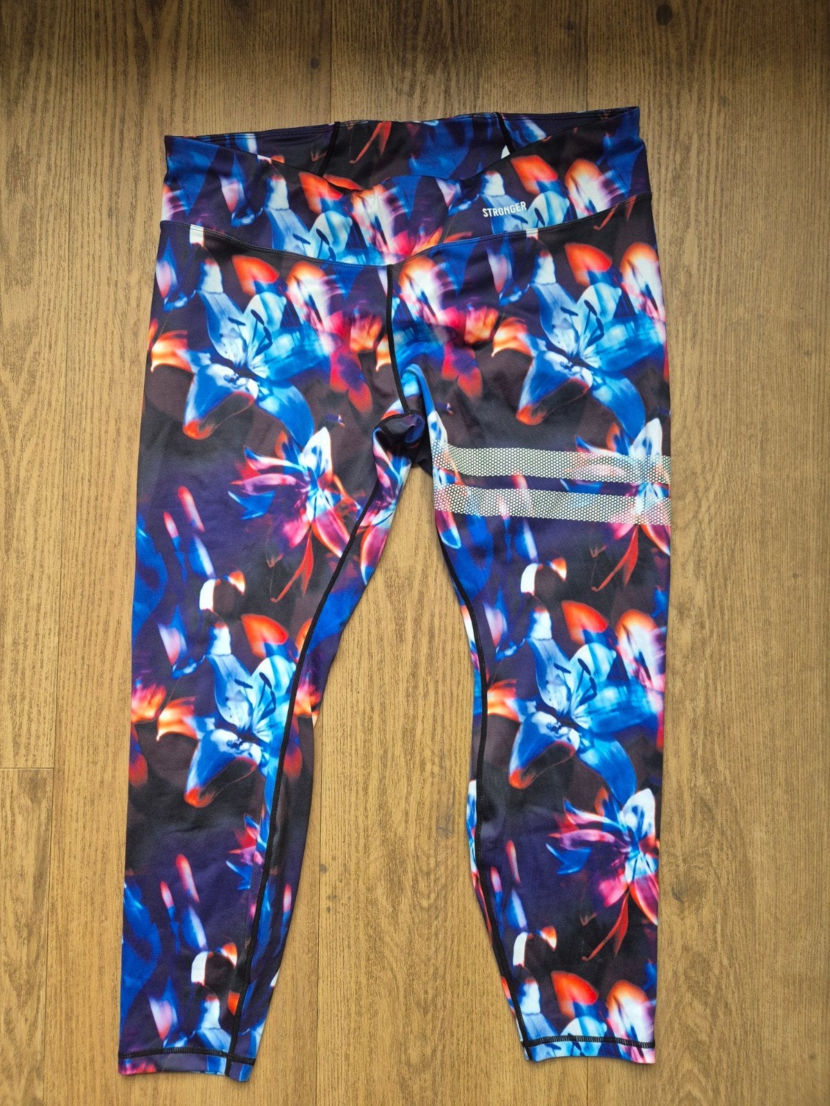 Gekleurde Stronger Sportlegging, maat XXL, Blauw, Maat 46/48 (XL) of groter, Ophalen of Verzenden, Stronger