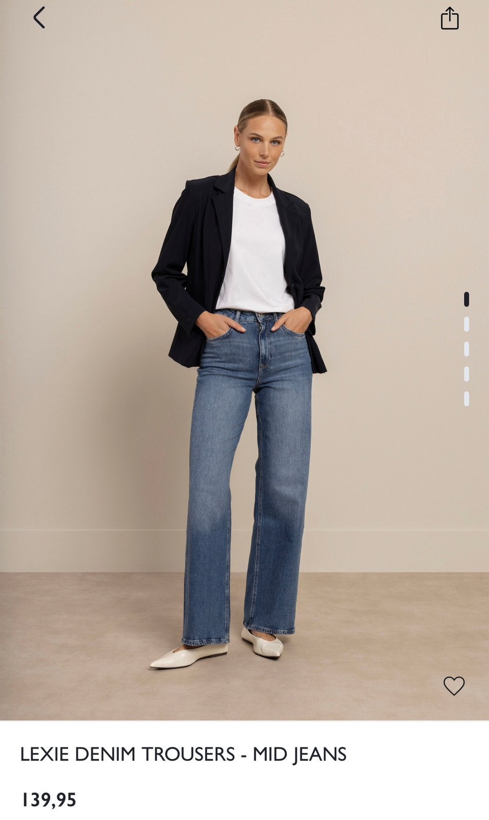 Studio Anneloes broek, Ophalen of Verzenden, Zo goed als nieuw, Blauw, W28 - W29 (confectie 36)