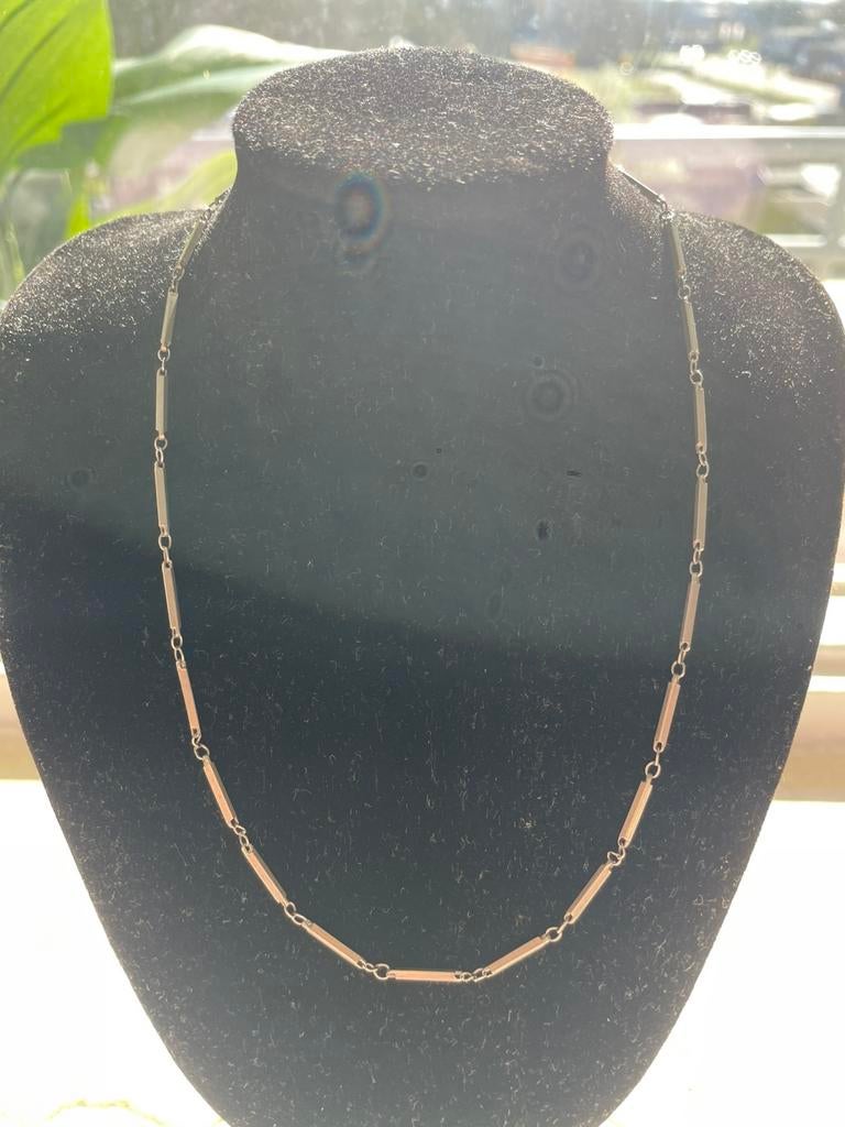 Mooie platinum ketting, Ophalen of Verzenden