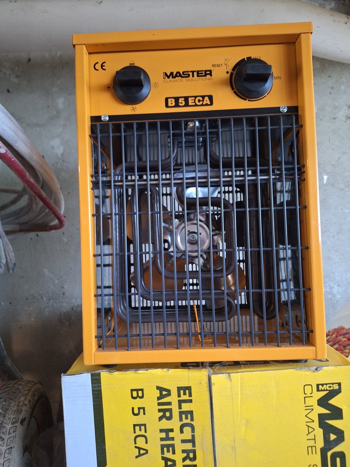 Master B 5 ECA Elektrische Luchtverhitter 5kW, Verwarmen, 3 snelheden of meer, Ophalen of Verzenden, Zo goed als nieuw