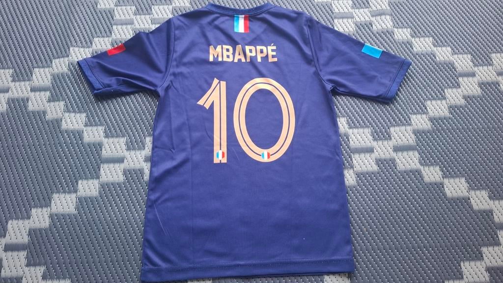 T shirt voetbalshirt mbappe france, Sport en Fitness, Voetbal, Maat XS of kleiner, Ophalen of Verzenden, Zo goed als nieuw, Shirt
