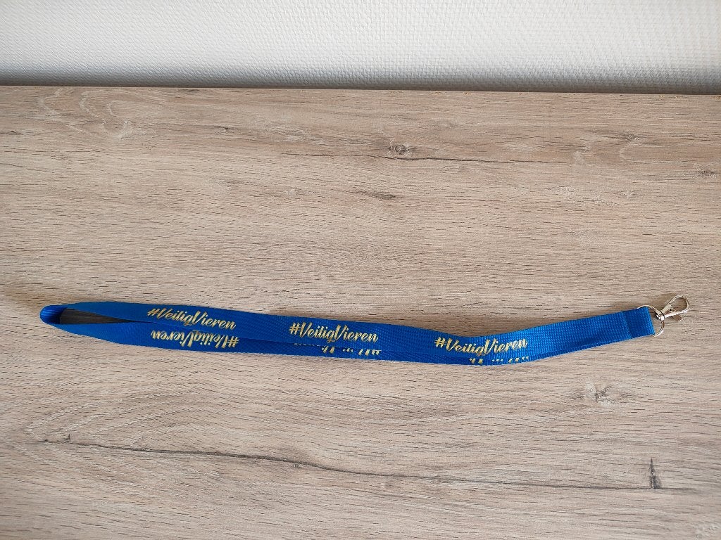 Keycord "Veilig Vieren", Ophalen of Verzenden, Zo goed als nieuw, Overige typen