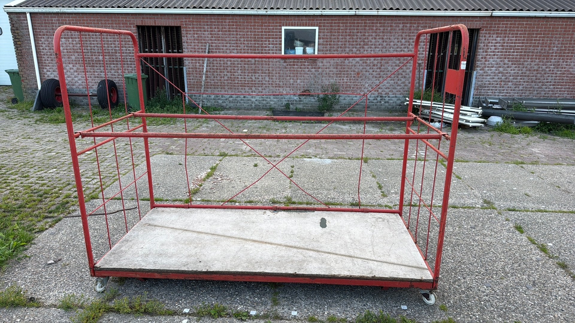 Rol container, 100 liter of meer, Ophalen of Verzenden, Zo goed als nieuw, Transportkar