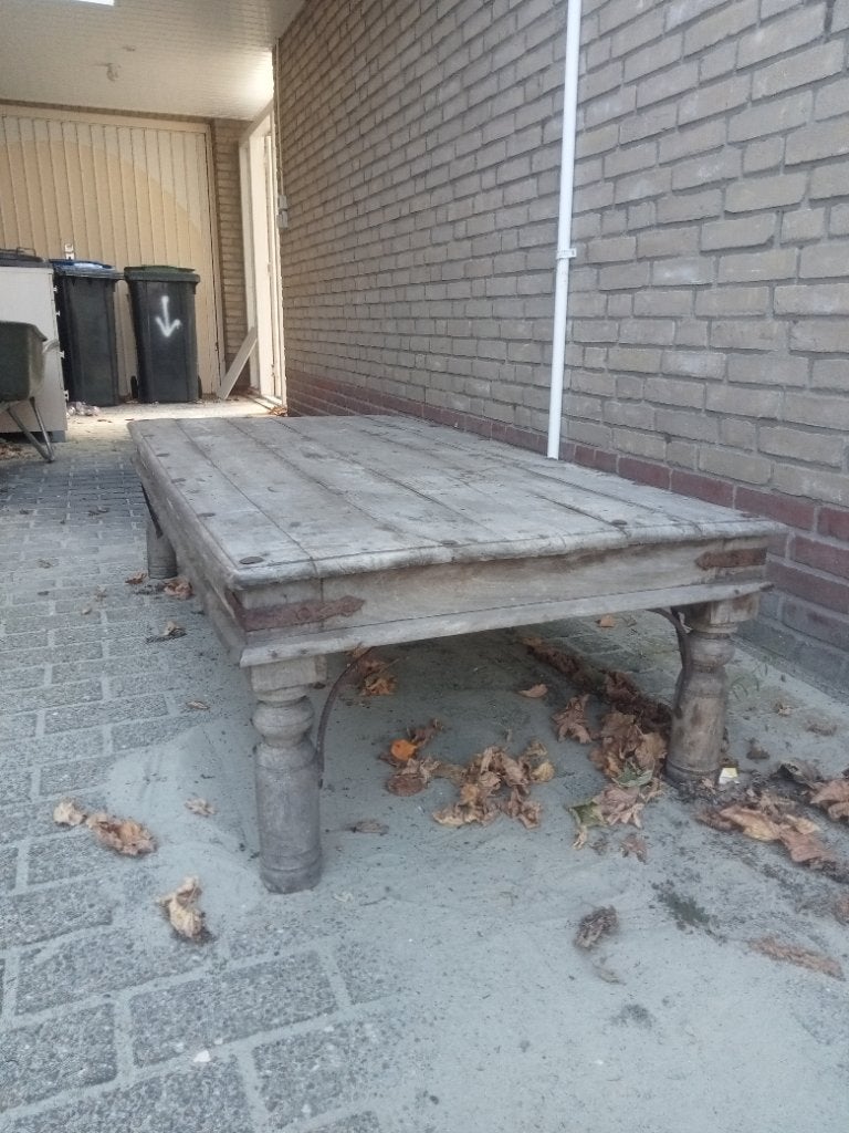 Opknapper, Tuin en Terras, Tuintafels, Ophalen, Gebruikt, Rechthoekig, Hout
