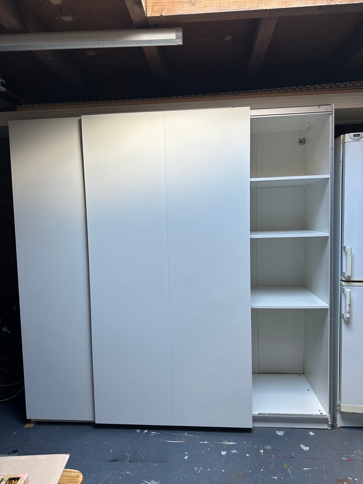 Ikea Pax Hasvik 200x66x201 wit kledingkast, Ophalen, Met deur(en), 200 cm of meer, 150 tot 200 cm