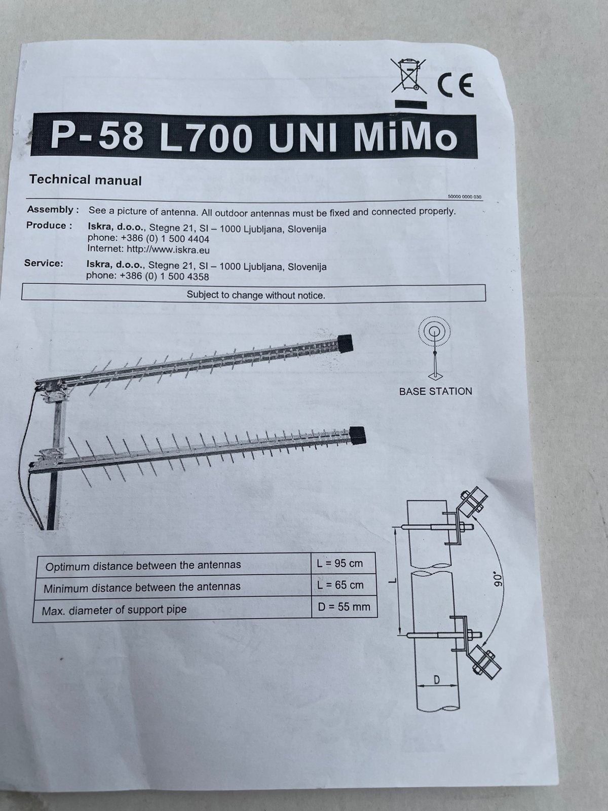 4G antenne, Ophalen of Verzenden, Antenne