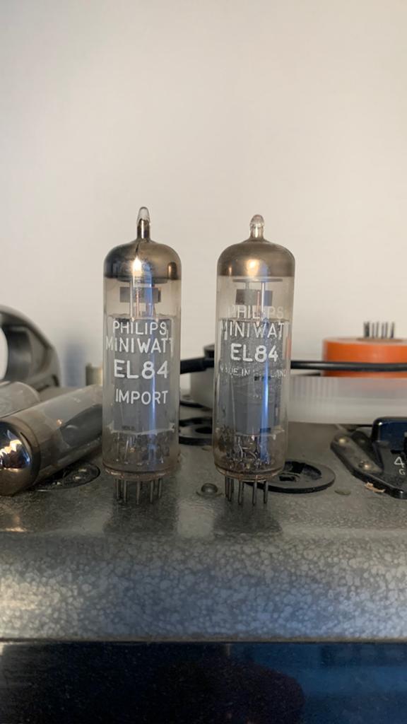 EL84 buizen paar philips, Ophalen of Verzenden