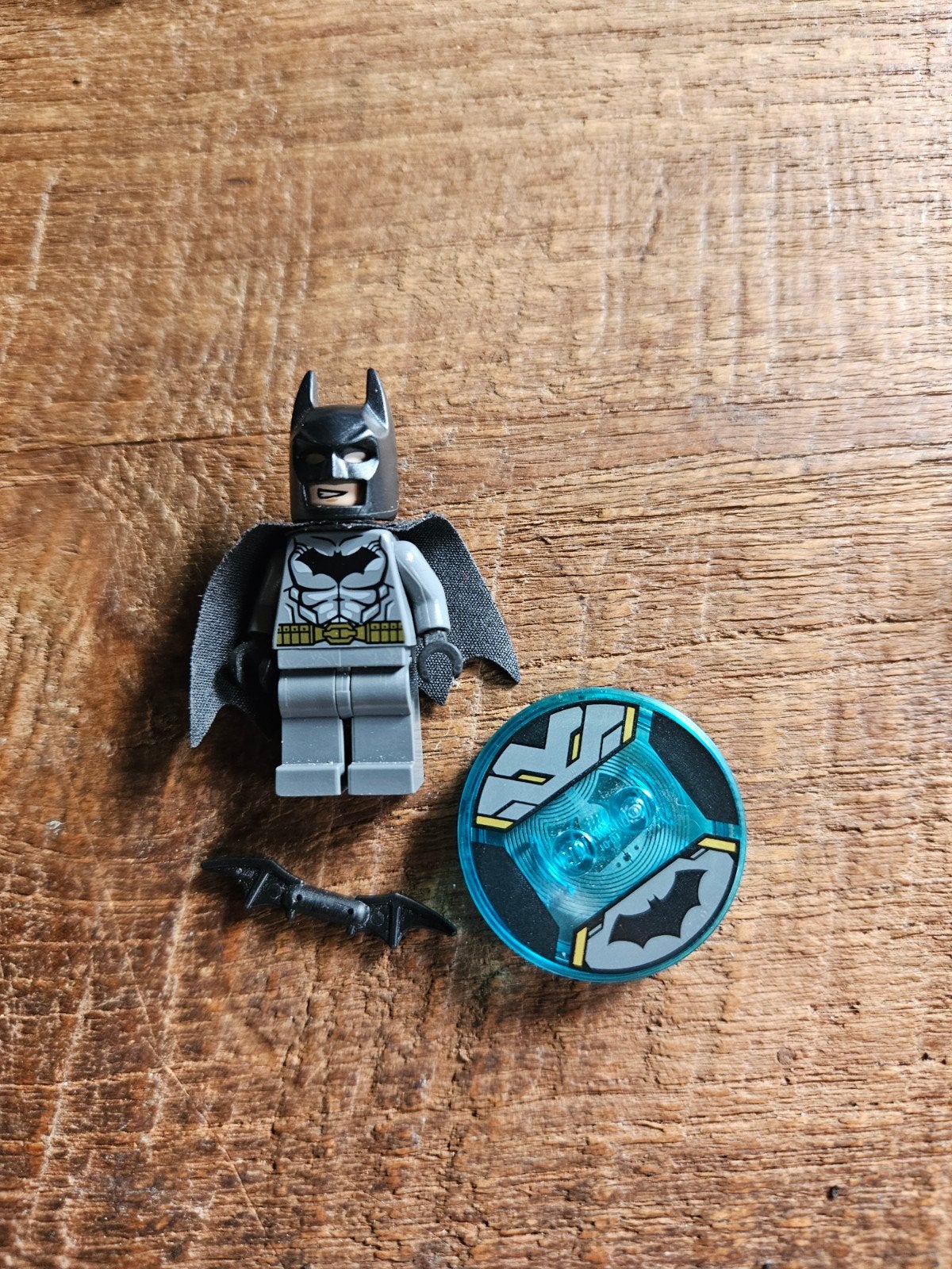 LEGO Dimensions Batman minifiguur met Bat-disc en Batarang, Ophalen of Verzenden, Gebruikt, Jongen of Meisje