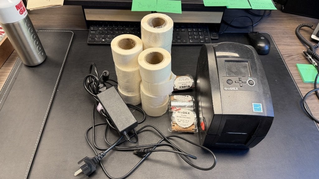 GoDEX Labelprinter met rollen etiketten, Ophalen of Verzenden, Gebruikt, Etiket, GoDEX