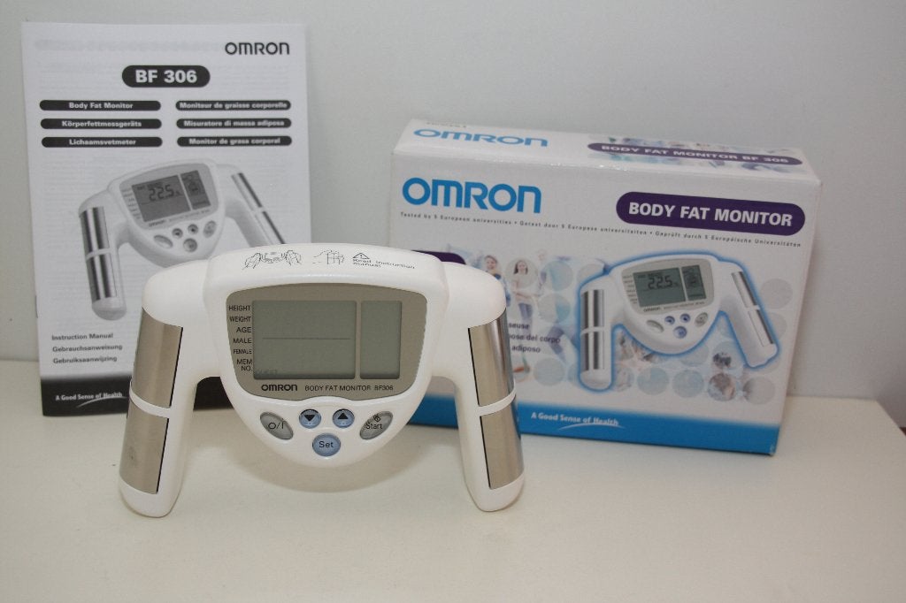 Omron lichaamsvetmeter HBF-306. Nieuwstaat., Ophalen of Verzenden, Zo goed als nieuw, Overige typen