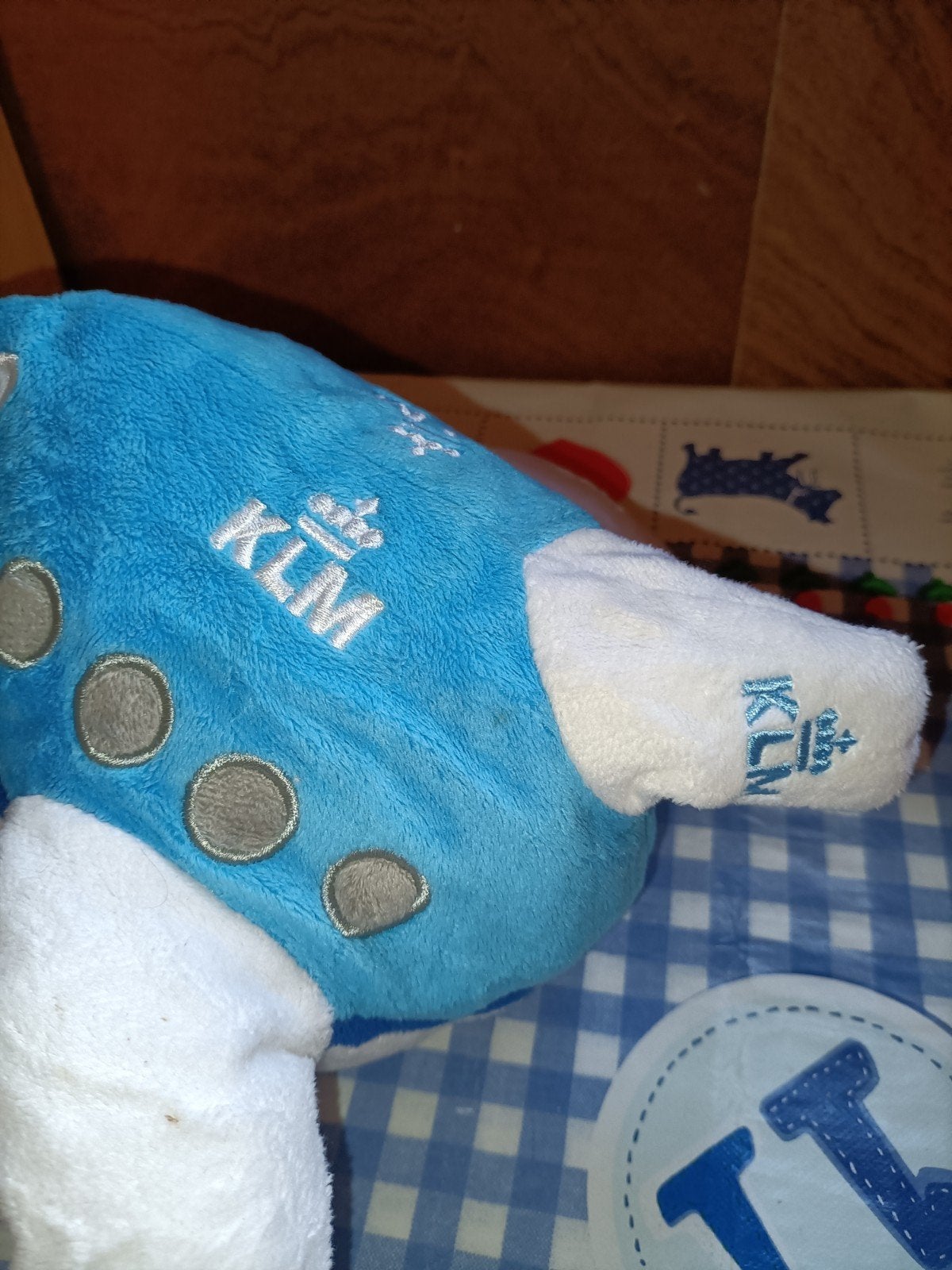 KLM vliegtuig knuffel én wereldbol inéén, Ophalen of Verzenden, Zo goed als nieuw, Overige typen