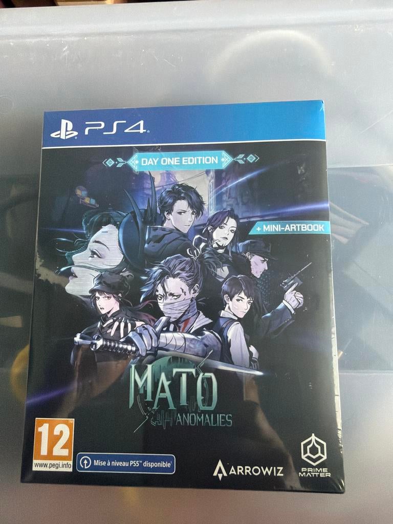 Mato Anomalies PS4 Day One Edition + Mini-Artbook, 1 speler, Nieuw, Ophalen of Verzenden, Role Playing Game (Rpg)