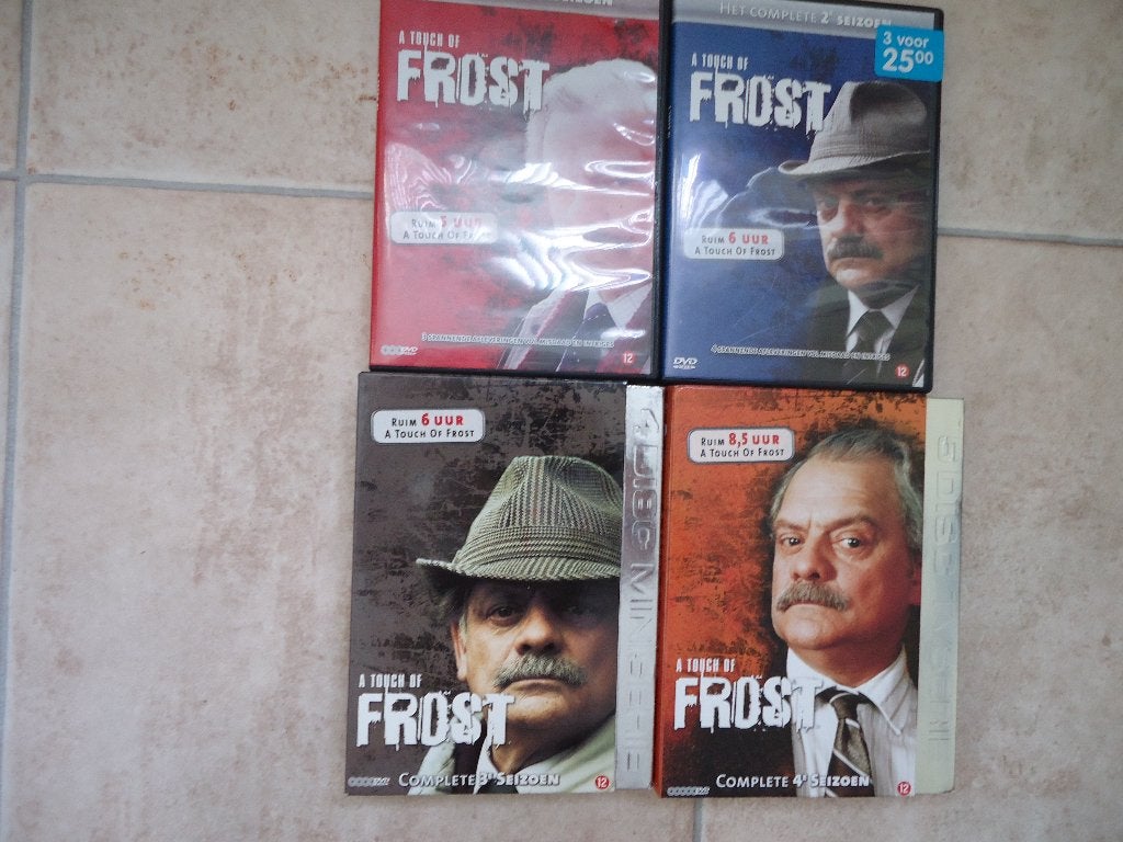 BBC crime - A Touch of Frost - seizoen 1 t/m 4 - KOOPJE, Cd's en Dvd's, Dvd's | Tv en Series, Gebruikt, Thriller, Boxset, Vanaf 12 jaar