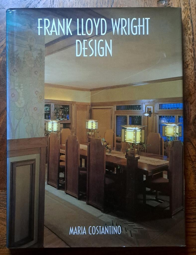 Frank Lloyd Wright design - 1995 - Nederlands, Architecten, Nieuw, Ophalen of Verzenden, Maria Costantino
