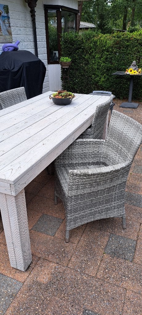 Tuinset, Tuin en Terras, Tuinsets en Loungesets, Ophalen, 4 zitplaatsen, Gebruikt, Tuinset