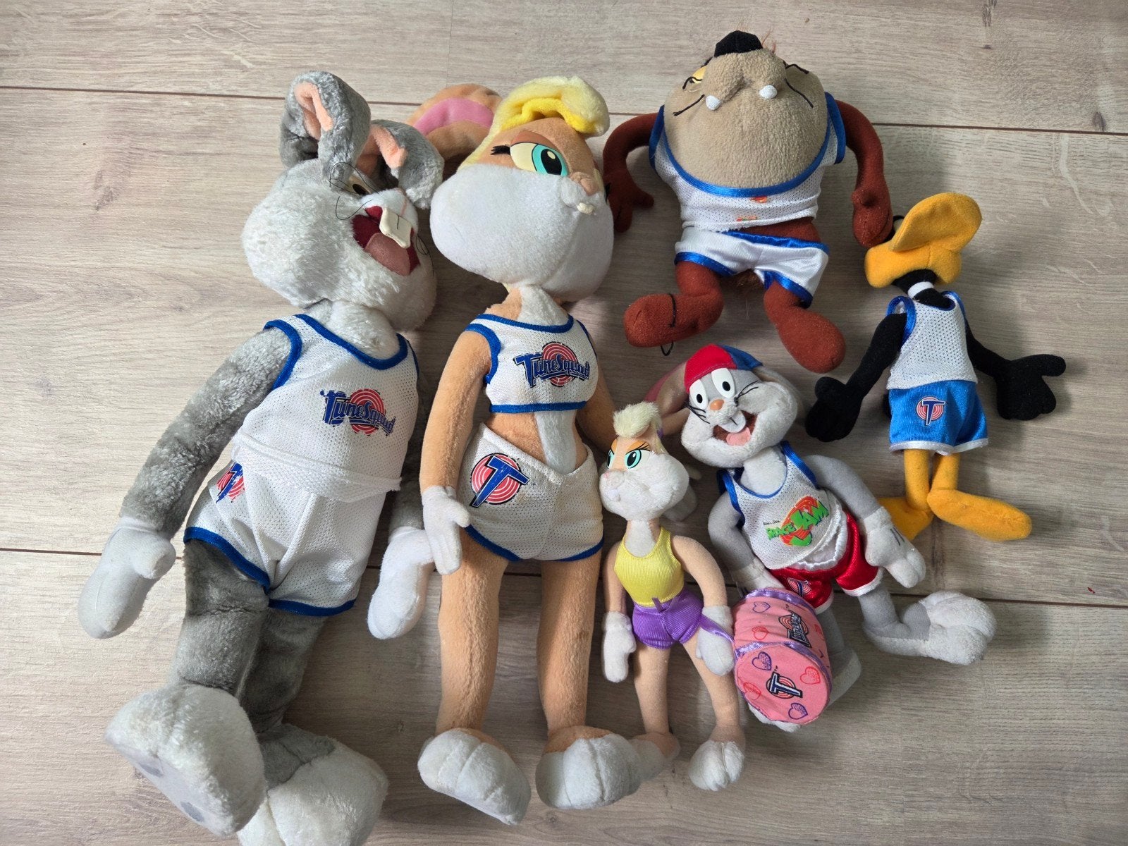 Space Jam Warner Bros Tune Squad knuffels 1997, Ophalen, Gebruikt, Overige typen
