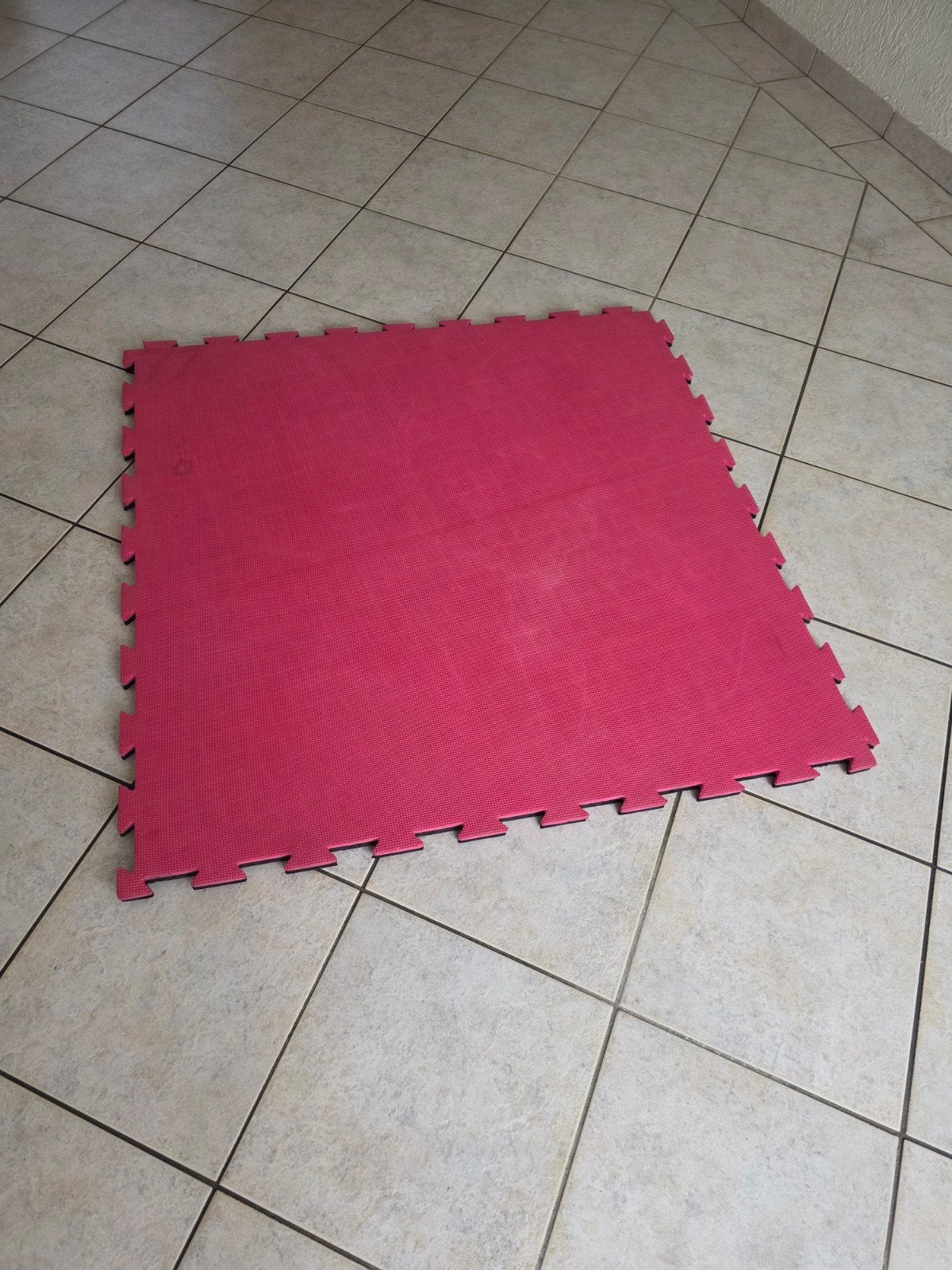Fitnessmatten 12 stuks  1m x 1m, Sport en Fitness, Fitnessmaterialen, Ophalen, Gebruikt, Benen, Fitnessmat