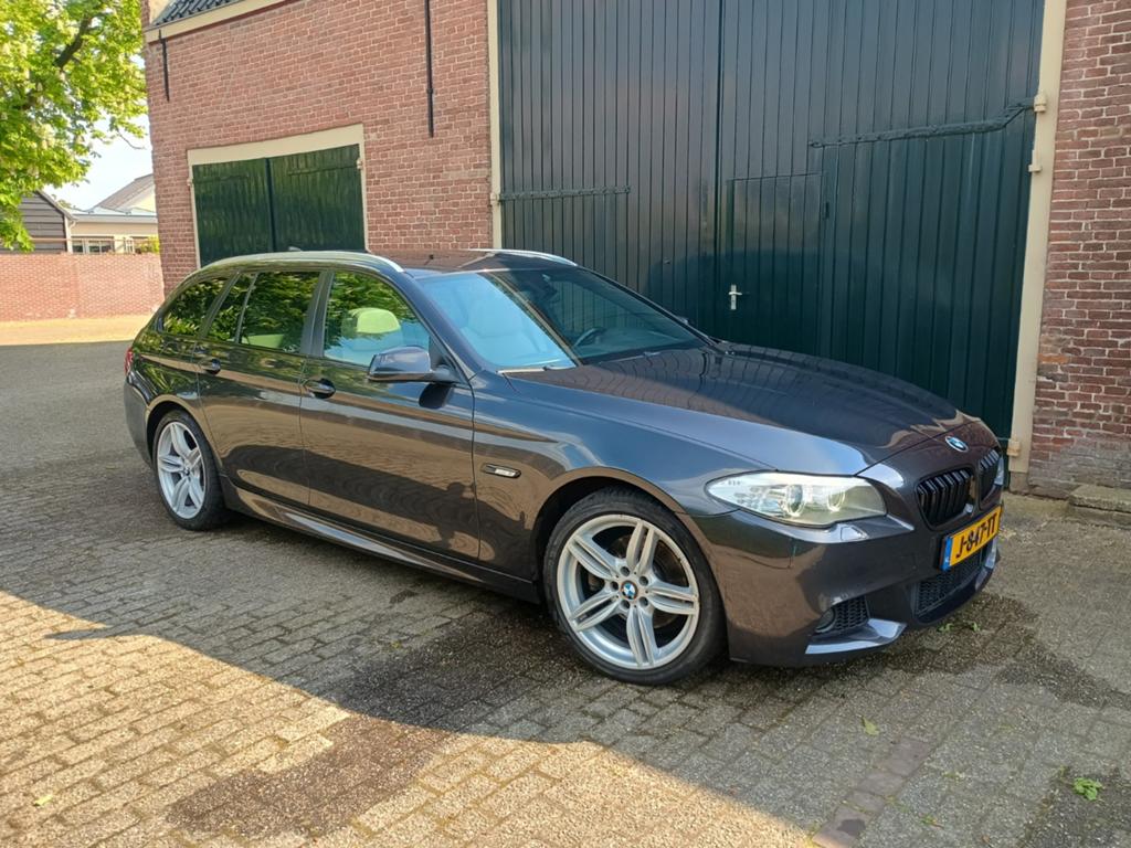 BMW 5-Serie 520d 163pk Aut. 2012 Zwart, Automaat, Achterwielaandrijving, 1995 cc, 2000 kg
