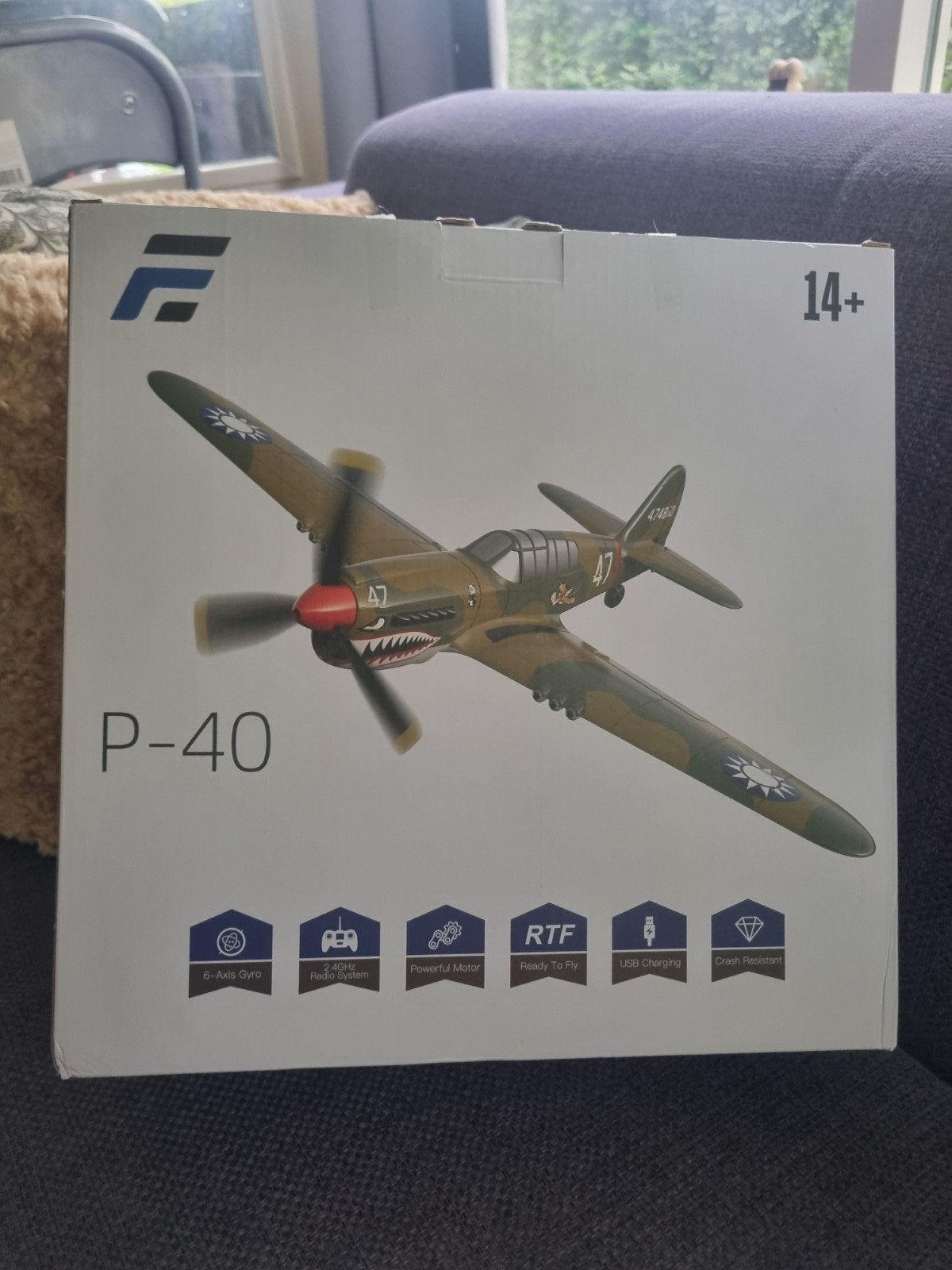 Nieuw in Doos Eachine P40 incl.3.lipo.s...rtf.Nieuw in Doos, Ophalen of Verzenden, Nieuw