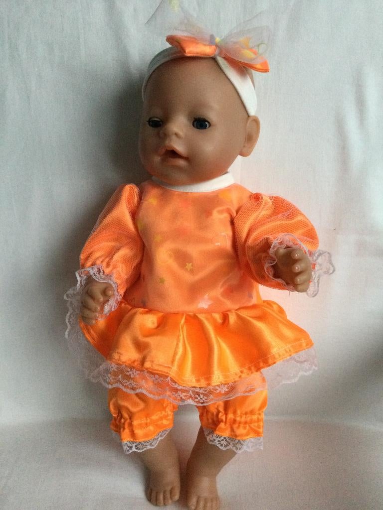 Poppenkleren voor 43cm babypop, Ophalen of Verzenden, Nieuw, Babypop