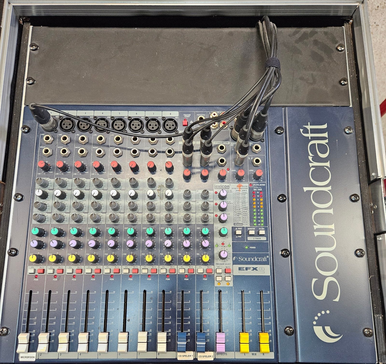 Soundcraft EFX8 mengpaneel met lexicon effecten, Muziek en Instrumenten, Ophalen, 20 kanalen of meer