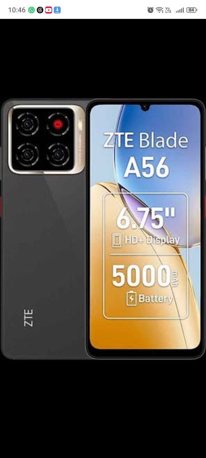 ZTE Blade A56 - zo goed als nieuw, Ophalen of Verzenden, Zo goed als nieuw, 6 megapixel of meer, Overige modellen