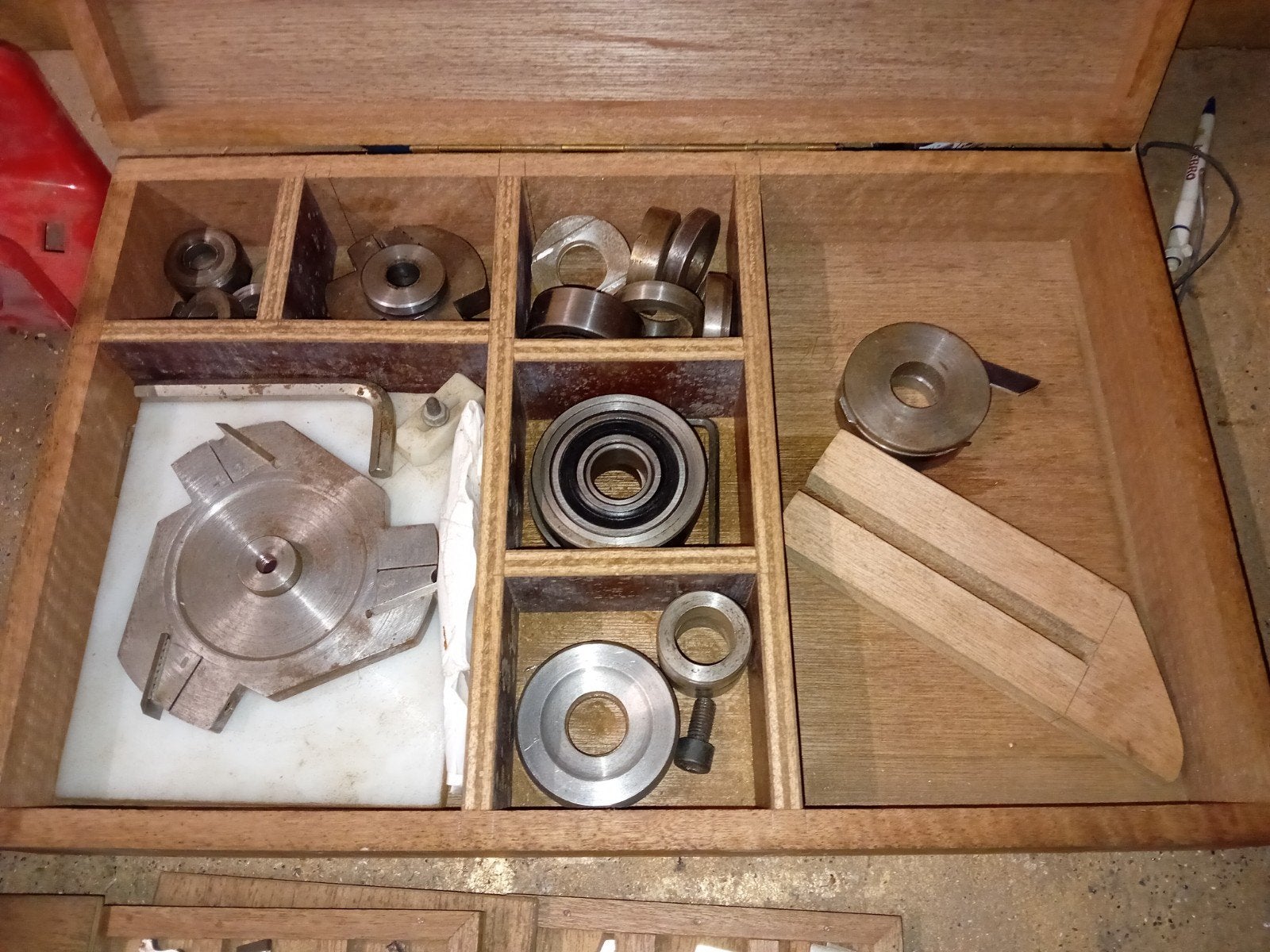 Freeskop met profielbeitels asgat 30 mm, Ophalen, Gebruikt, Overige soorten