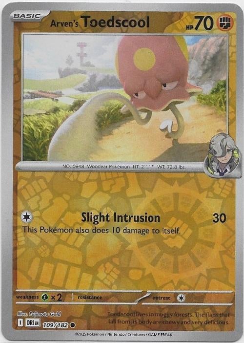 Destined Rivals,  Arven's Toedscool [reverse] 109/182, Verzenden, Nieuw, Losse kaart