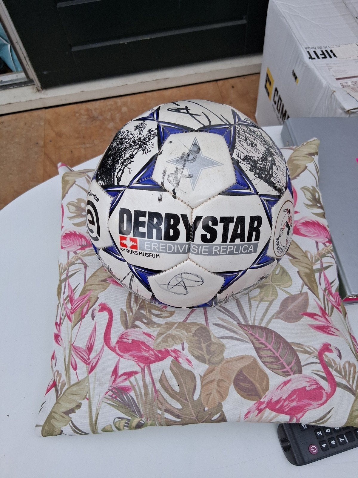 Derbystar Eredivisie bal echt 2019-2020 sparta, Sport en Fitness, Voetbal, Maat XL, Ophalen of Verzenden, Nieuw, Bal
